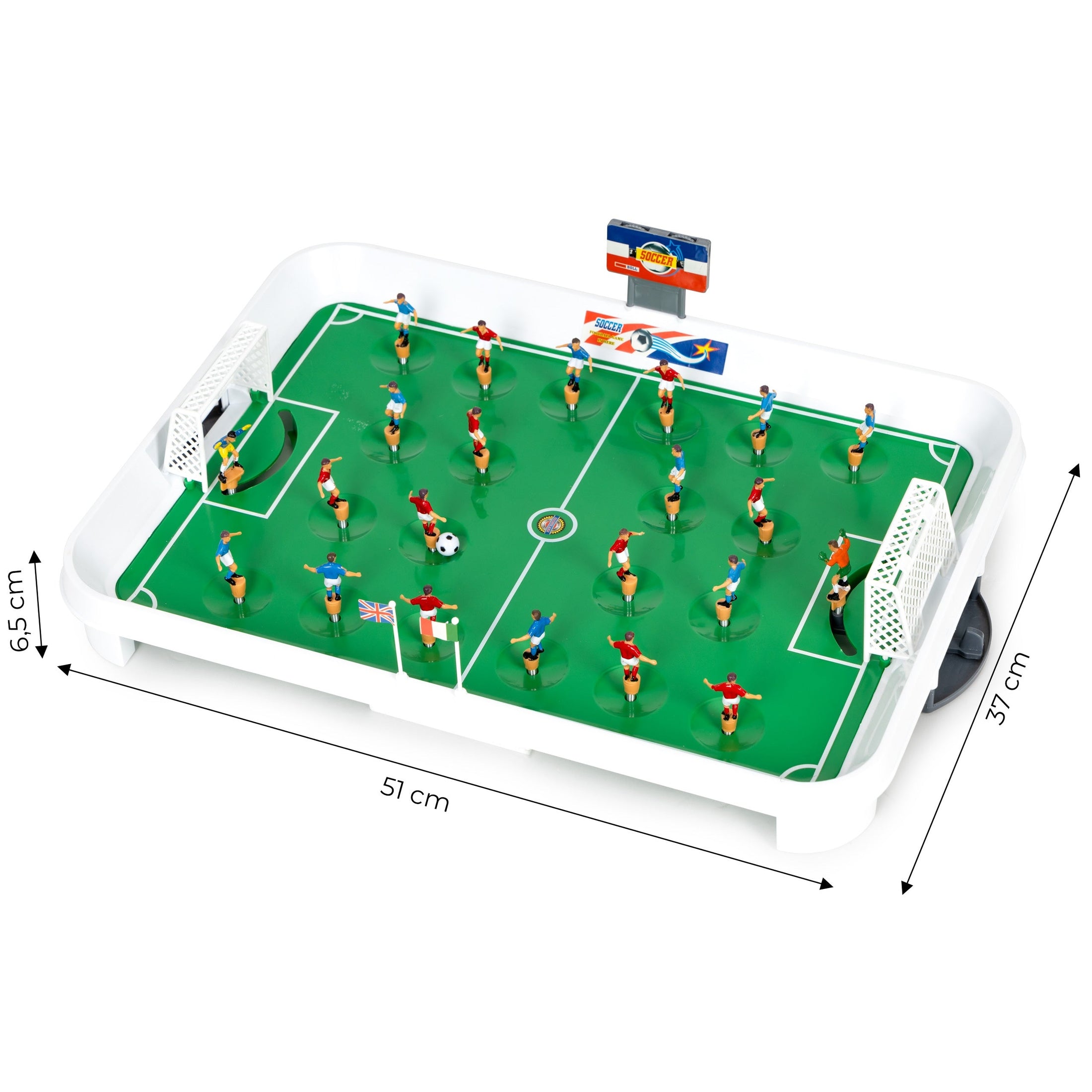 Mini galda futbola spēle uz atsperēm 22 spēlētājiem 