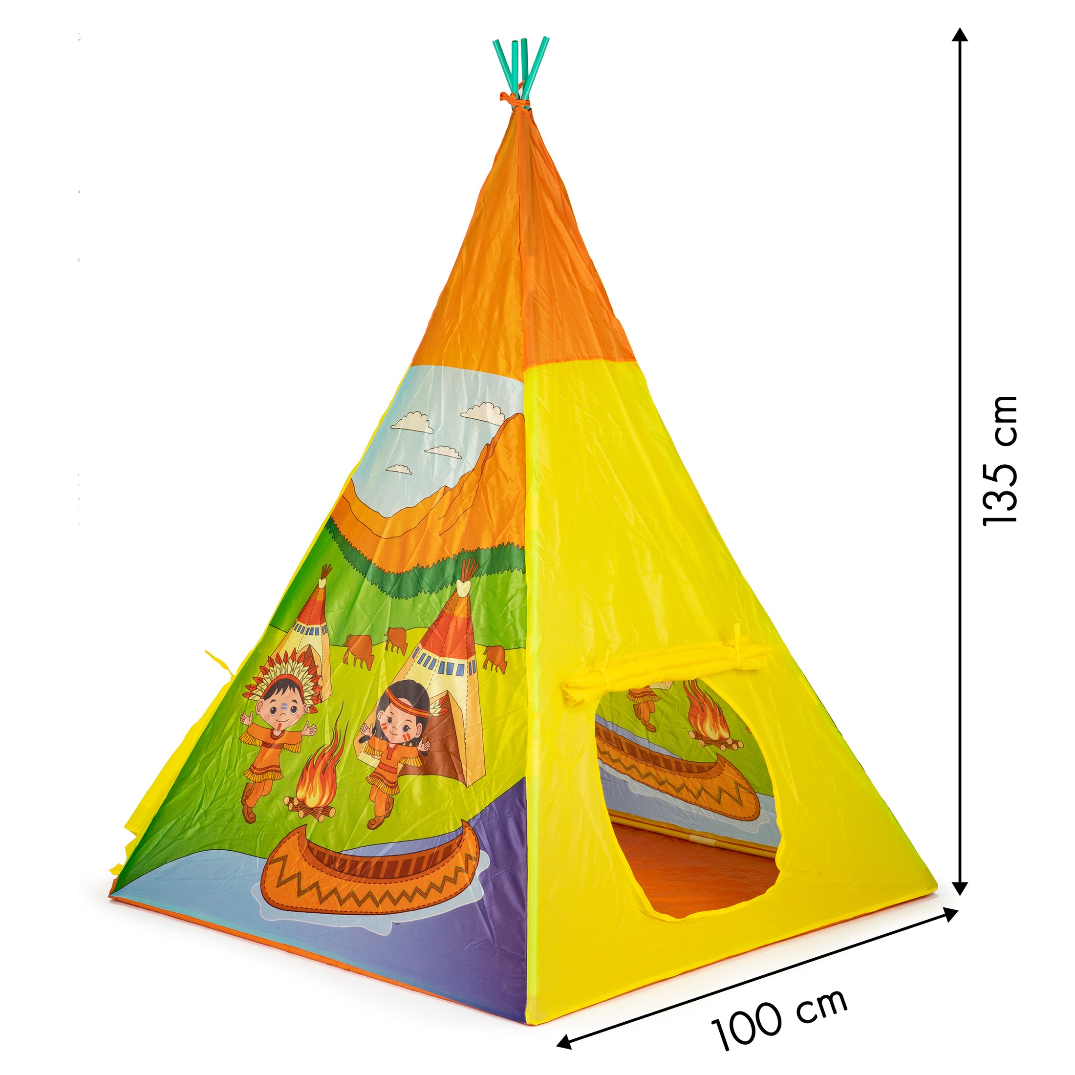 Indijas tipi telts, vigvams, bērnu māja 