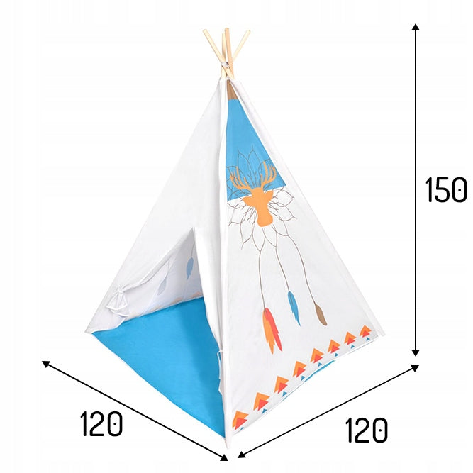 Teepee telts vigvama māja bērniem Ecotoys 